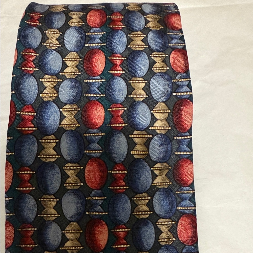 Harve Benard Elegant Multicolor Patterned Men's T… - image 2